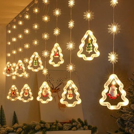 Buy Quace Christmas Tree LED Decorative Lights - Warm White | Curtain ...